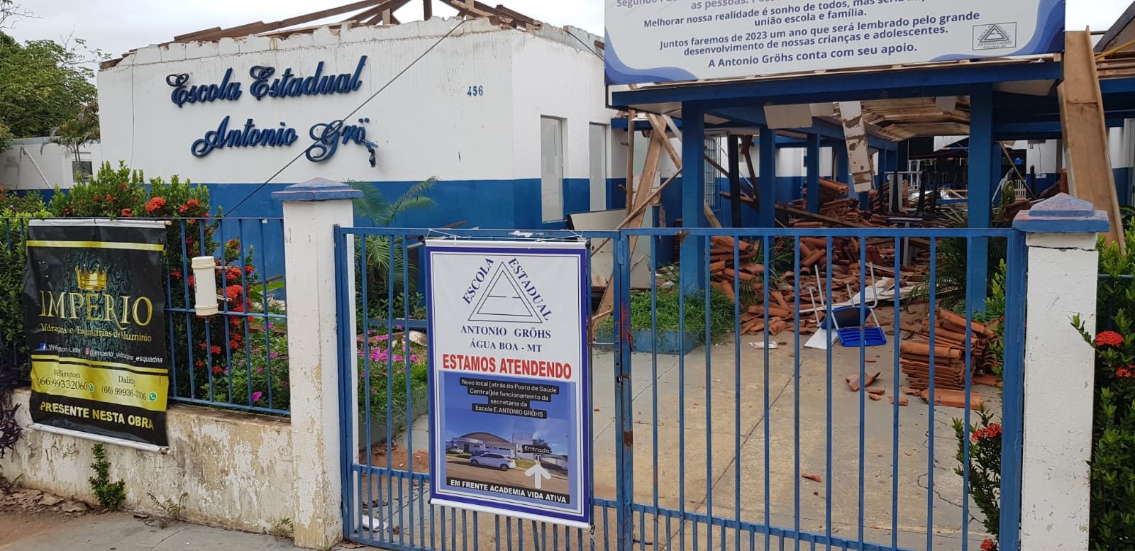 Escola Estadual Antônio Grohs em Água Boa não atenderá alunos em 2024 devido a reformas: VÍDEO