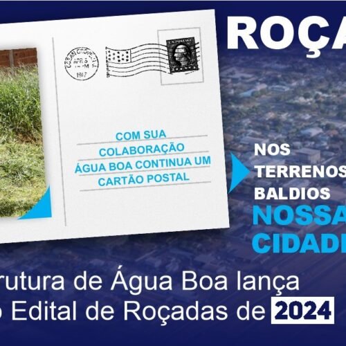 Urbanismo lança novo edital de roçadas em fevereiro de 2024