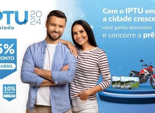 Água Boa – IPTU Premiado 2024: pague e concorra a prêmios