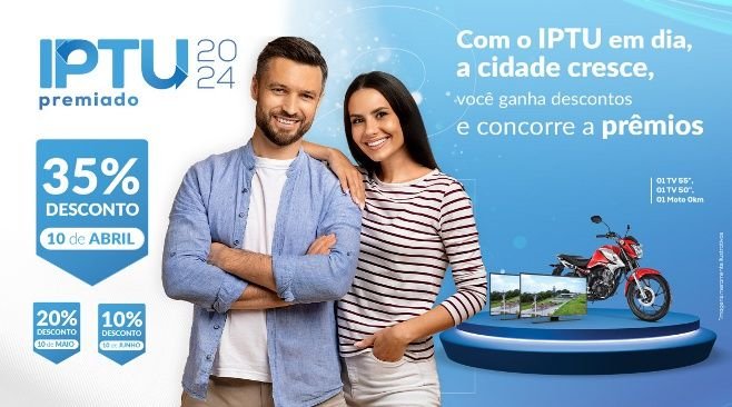 Água Boa – IPTU Premiado 2024: pague e concorra a prêmios