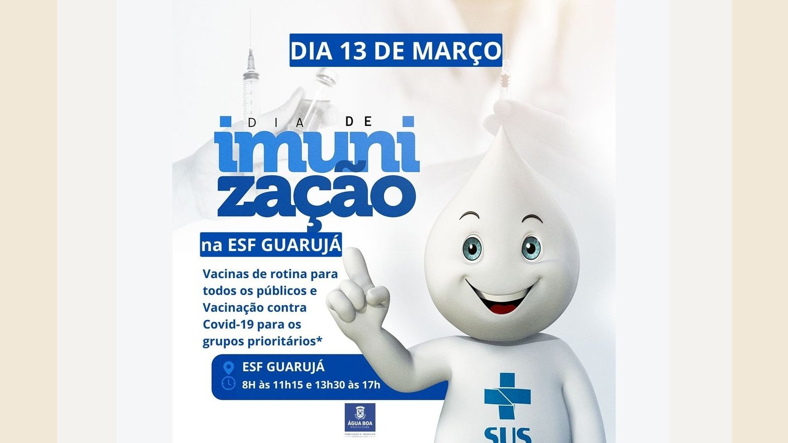 Multivacinação de rotina e Covid na ESF Guarujá