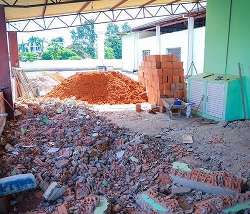 Obras de reforma no Centro Cultural Luterano