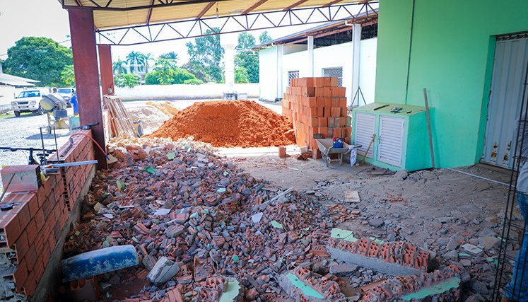 Obras de reforma no Centro Cultural Luterano