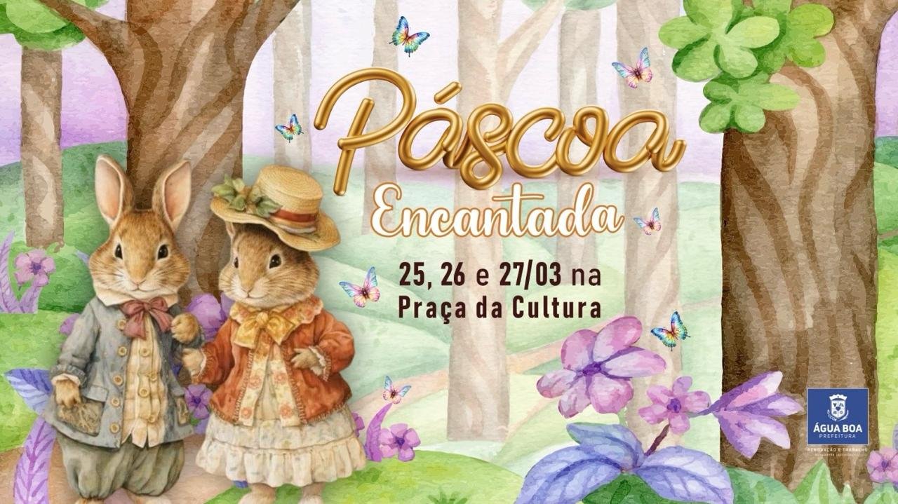 Páscoa Encantada em Água Boa; confira a programação imperdível para toda a família