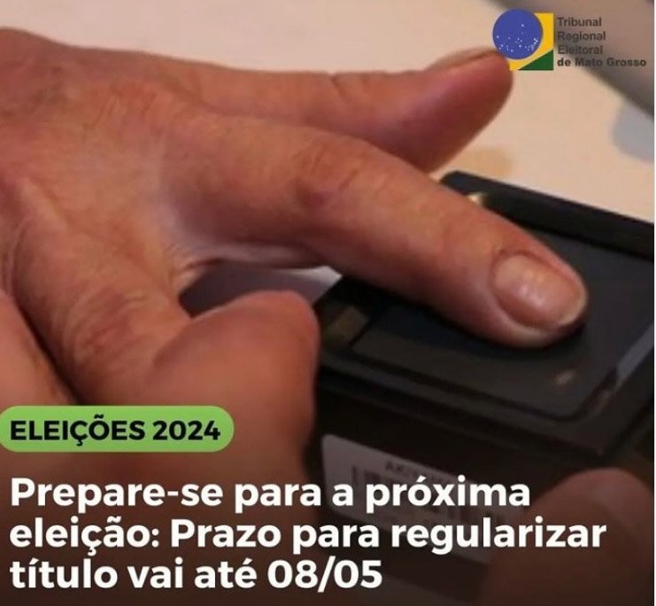 Cadastro Eleitoral para as eleições municipais termina em 08 de maio