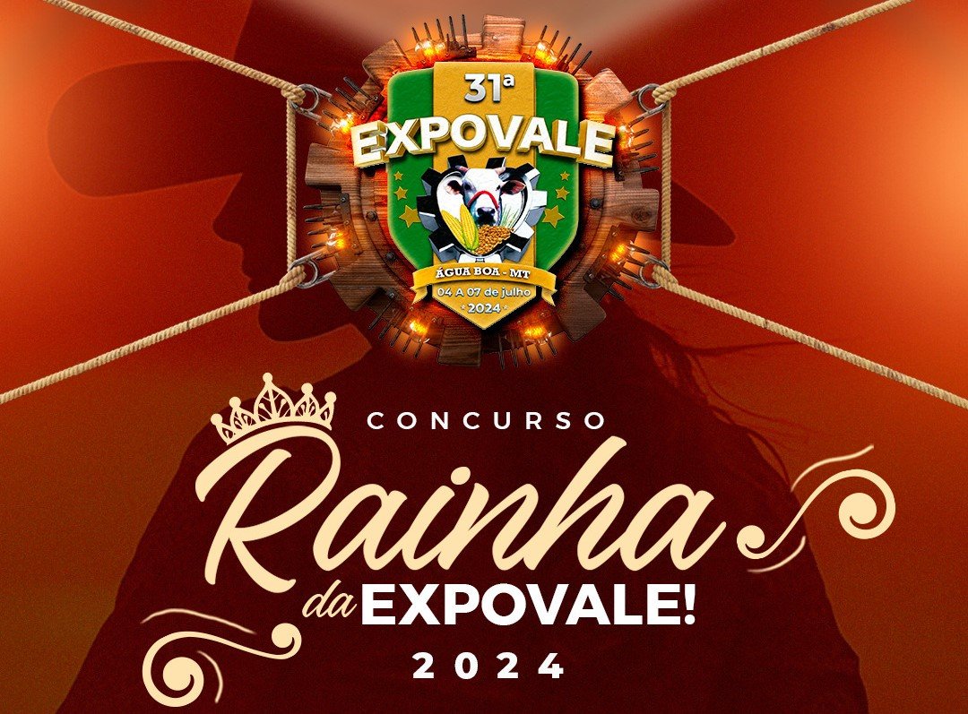 Inscrições para a Rainha da Expovale 2024 estão abertas