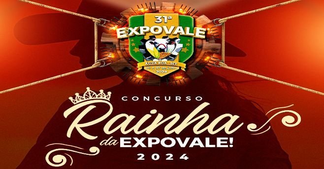 Inscrições para a escolha da rainha da Expovale 2024 são prorrogadas para até o dia 30/04