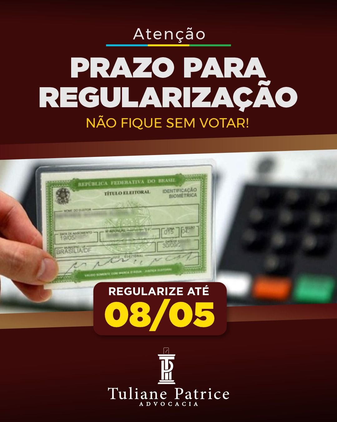 A fim de abranger o número de atendimento, cartórios eleitorais ampliará atendimento a partir de hoje
