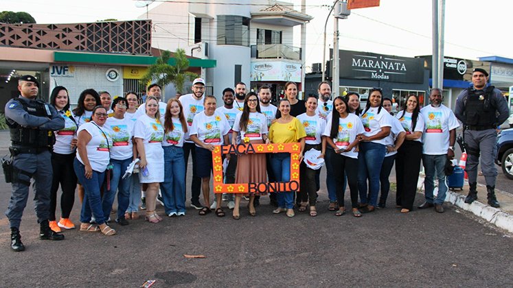 Assistência Social realiza Pit Stop de conscientização sobre violência sexual de crianças e adolescentes