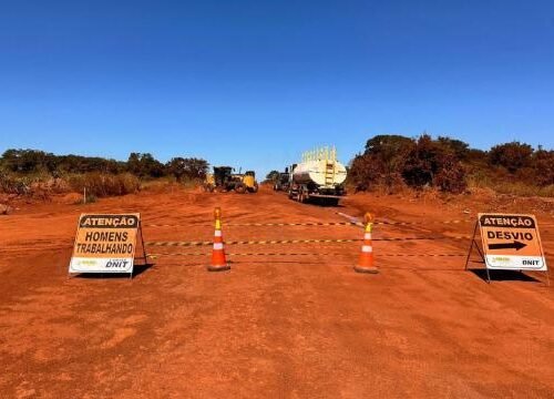 DNIT inicia pavimentação da BR-158 em MT; trecho de 12 km deve ser entregue este ano