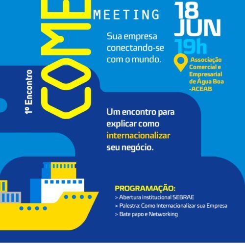 Vem aí o 1° Comex Meeting dia 18/06