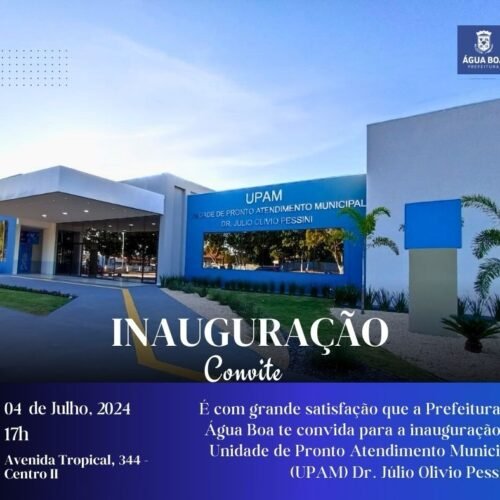 UPAM será inaugurada dia 4/07