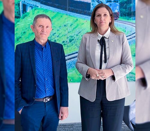 Diretor da Olfar e dep. Juliana Kolankiewicz estão em Brasília