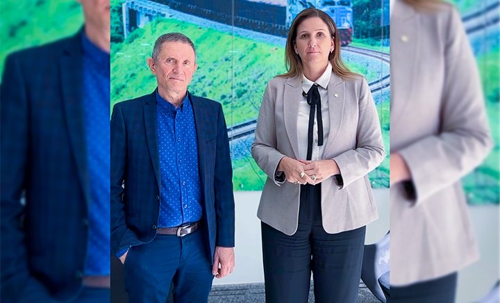 Diretor da Olfar e dep. Juliana Kolankiewicz estão em Brasília
